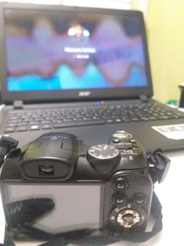Câmera Fuji filme usada