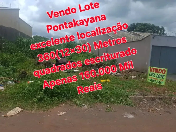 Lote Pontakayana escriturado e Registrado ( Trindade Goiás)