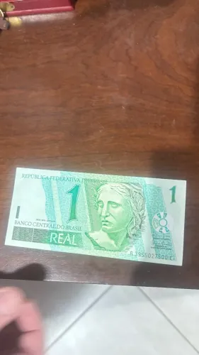 Cédulas raras de RS1,00 - Um Real - Flor De Estampa