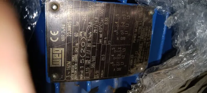Motor Weg 20 CV 4 polos recondicionado 