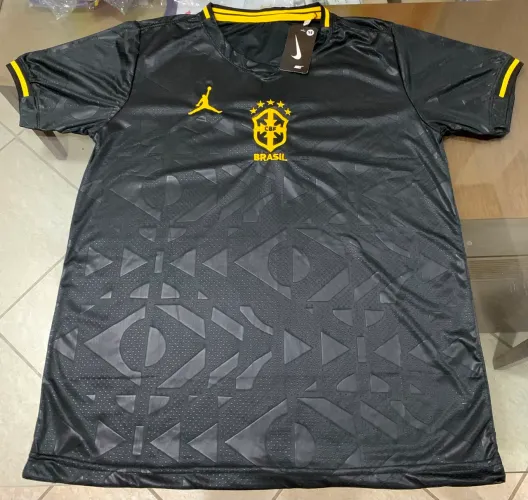 Camisa do Brasil 3D Preta