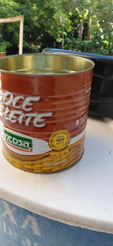 LATA DOCE DE LEITE VIÇOSA TRADICIONAL 10KG VAZIA
