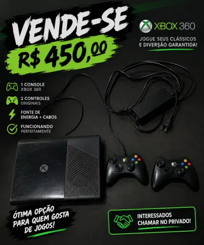 Vendo xbox 360 ano 2015 vem com jogos ahd com os jogos