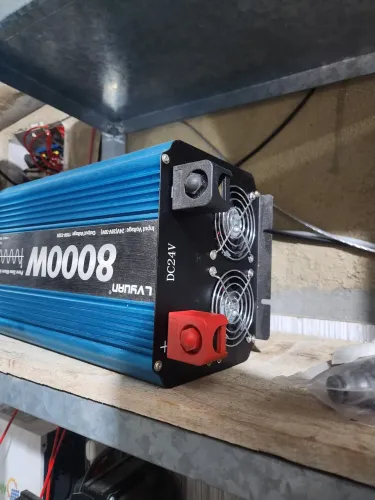 Inversor lvyuan 8000w, 127v de saída e 24v de entrada 