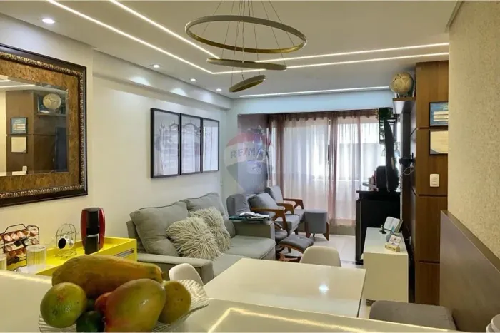 Apartamento mobiliado para alugar com 3 Quartos (1 suíte) - 75m² - Ponta Verde - Maceió/AL