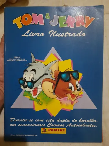 Album de figurinhas oficial tom e Jerry Panini de 1995 raro