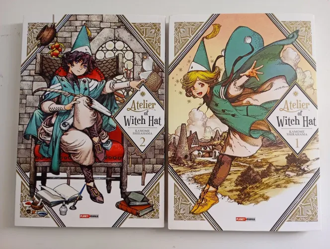 Mangás Atelier of Witch Hat 2 volumes