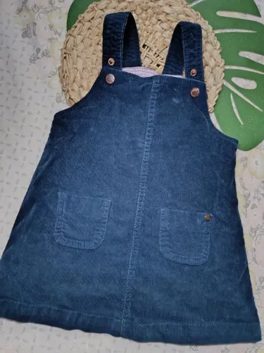 Vestido veludo 24/36 m