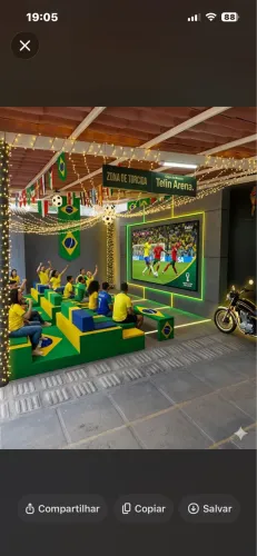 Kit Telão + Projetor Smart Full HD para a Copa (100 Polegadas) - R$ 120