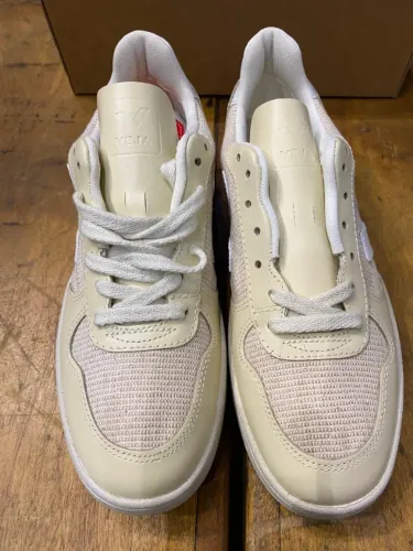 TÊNIS VEJA V-10 J-MESH - JUTE WHITE MULTICO - Tamanho 38