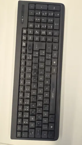teclado Knup para PC/notebook USB Preto