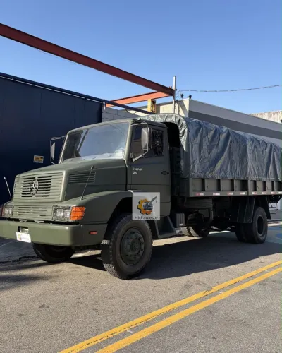 Caminhão mercedes exército 1418 - 4x4 - ano 2002