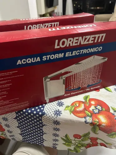 2 chuveiros Lorenzetti Acqua Storm 220V 7800w