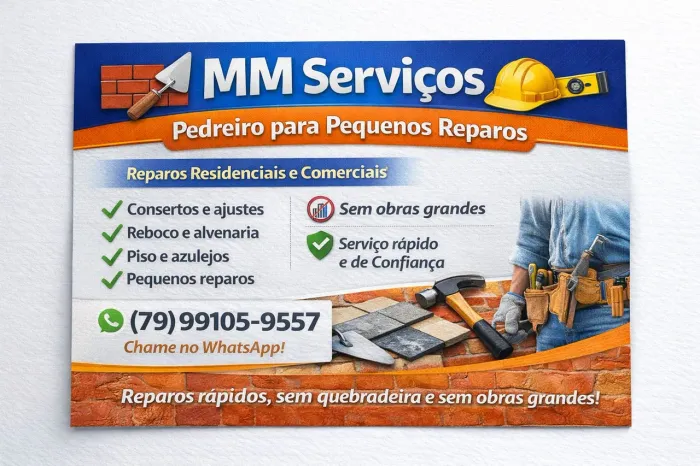 Pedreiro acabamento 