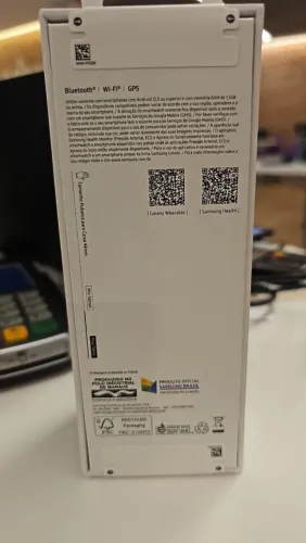 Relógio Samsung Galaxy Watch 8, lacrado, tamanho 44, funciona em qualquer celular Android.