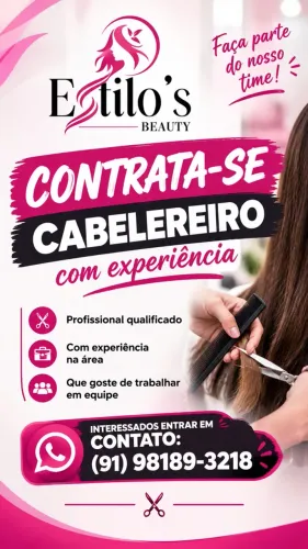 Contrata-se Cabeleireiro (a)