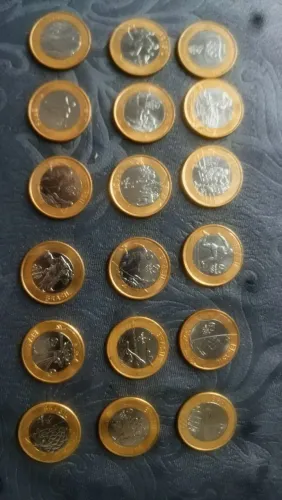 Moedas colecionáveis 