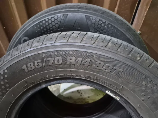 Pneu kunho 185 70 14 meia vida