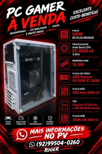 Pc Gamer+Monitor