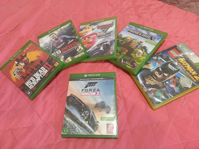 Vendo minha coleção de jogos XBOX
