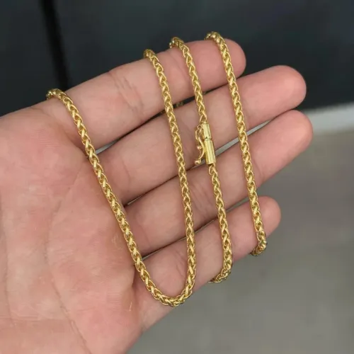 Kit corrente e pulseira bh a ouro