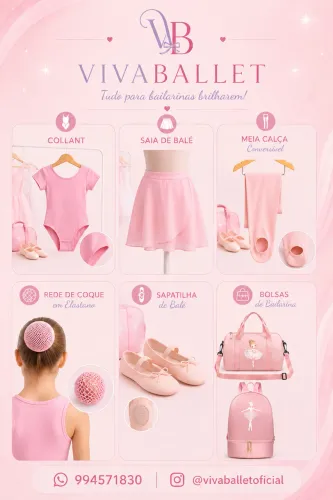Roupas de ballet infantil