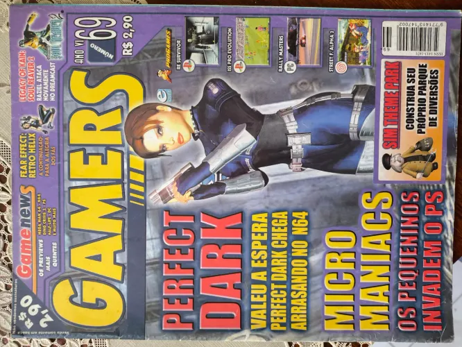 Revistas Antigas de vídeo Game