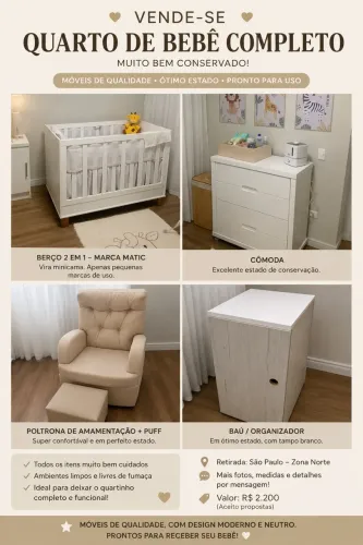 Combo quarto de bebê