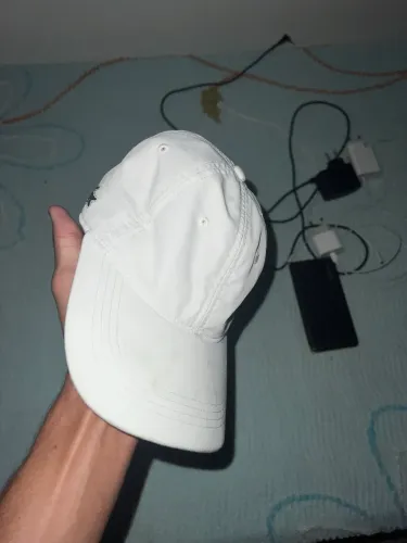 Boné Lacoste Sport branco original 