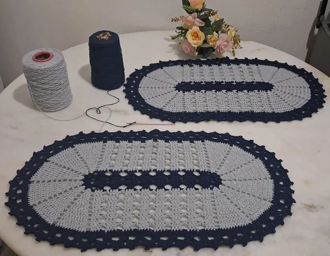 Kit Tapetes de crochê/ pronta entrega. 