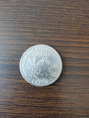 Moeda 400 Reis república dos EUA do Brasil 1901 