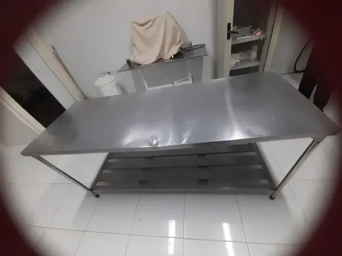 mesa de inox