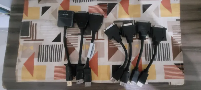 Adaptadores hdmi para dvi e display port para dvi