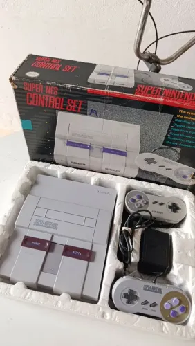 Super Nintendo original na caixa vendo somente via Pix
