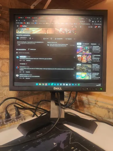 Monitor Dell de 17 polegadas p170st vga dvi