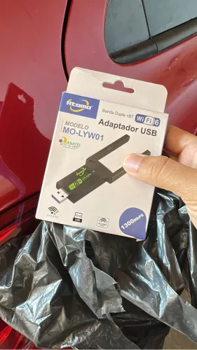 Adaptador Wi-Fi 6 e Bluetooth