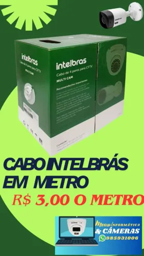 Cabo IntelBrás Cat 5 - GIGA - METRO