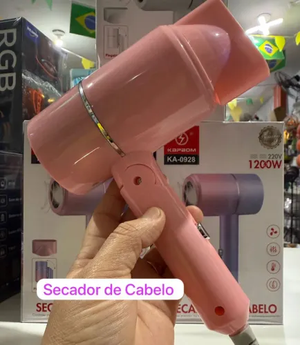 Secador de cabelo portátil