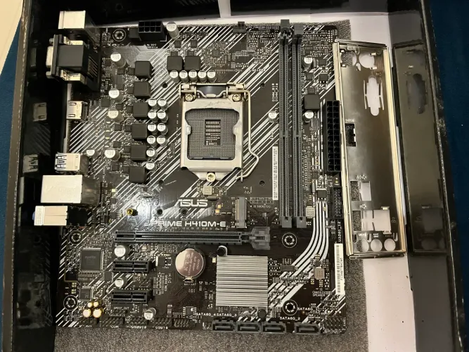 Placa mãe H410M-E + 8gb DDR4