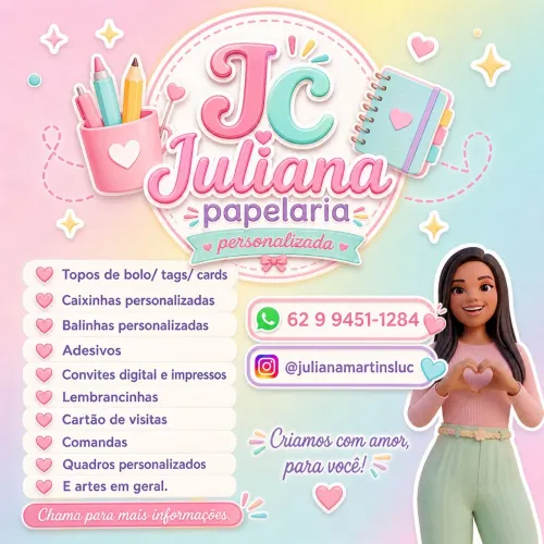 Papelaria personalizada 