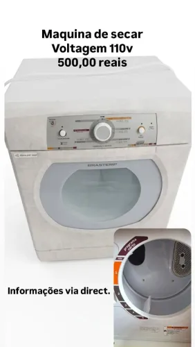 Máquina de secar 110v