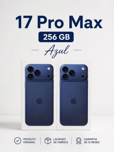 iPhone 17 pro Max novo lacrado