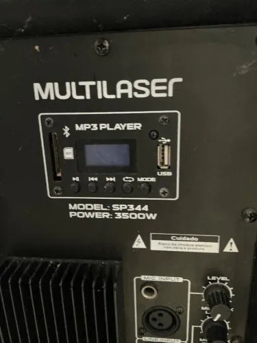 Caixa de Som Multilaser 3500w