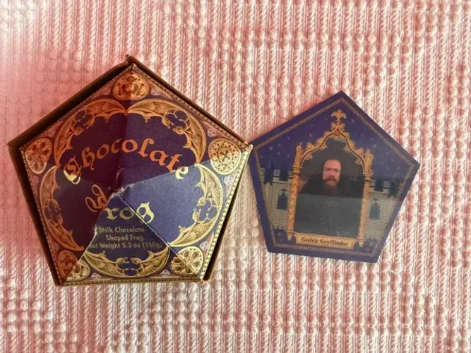 Caixa Sapo de Chocolate ORIGINAL + Carta Godric Gryffindor