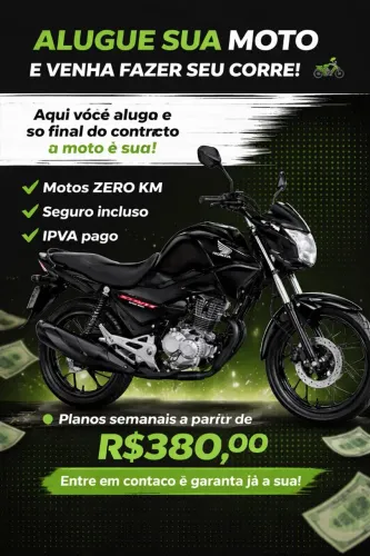ALUGUEL DE MOTO E NO FINAL A MOTO É SUA