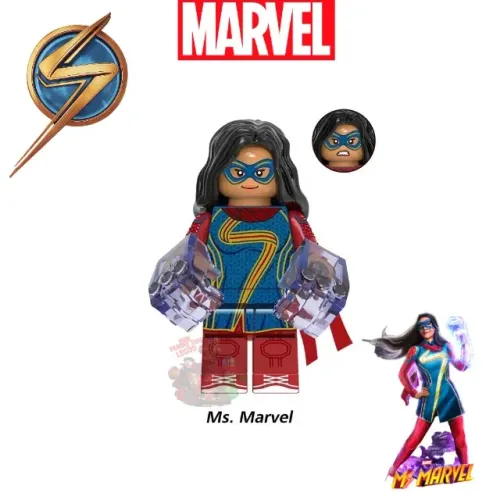 Miss marvel miniatura de coleção 5cm Kamala Khan