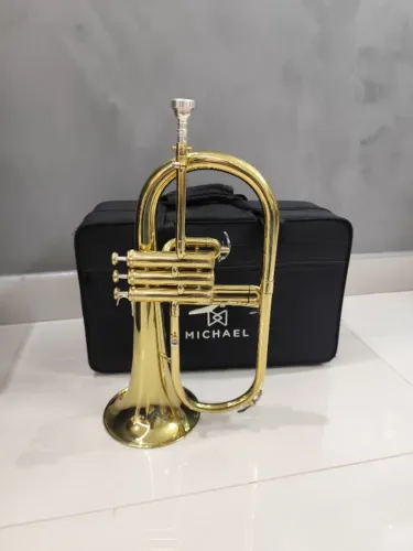 FLUGELHORN MICHAEL WFHM35 SIB LAQUEADO /SEMI NOVO/PARCELO 21X