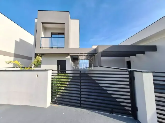 Casa nova, com 2 dormitórios, sendo 1 suíte, de 87 m² Alto Aririu - Palhoça