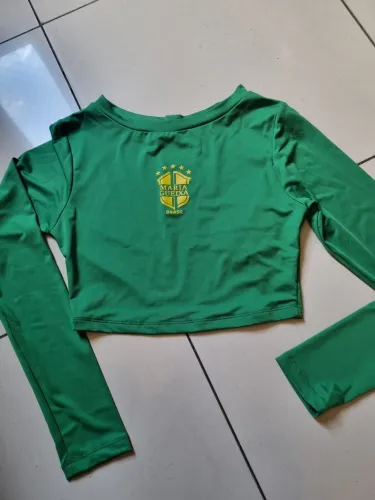 Blusa Cropped MG P manga longa