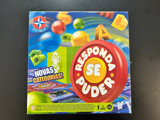 Jogo de Tabuleiro Responda Se Puder! (Novas Categorias)